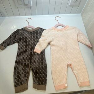 Fendi baby onesie size 9-12 months